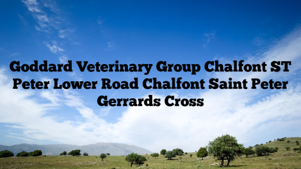Goddard Veterinary Group Chalfont ST Peter Lower Road Chalfont Saint Peter Gerrards Cross
